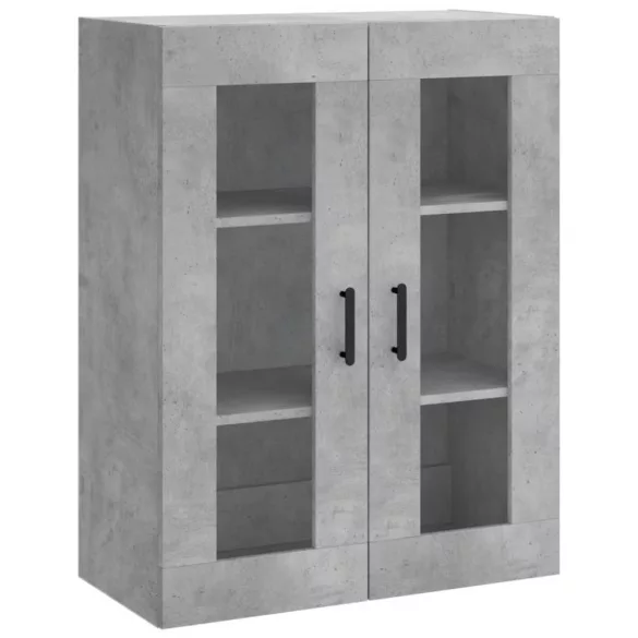 betonszürke fali szekrény 69,5x34x90 cm