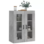 betonszürke fali szekrény 69,5x34x90 cm