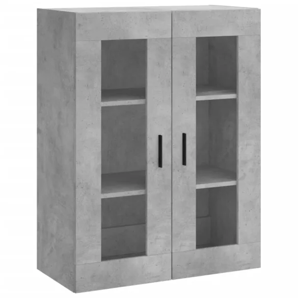betonszürke fali szekrény 69,5x34x90 cm