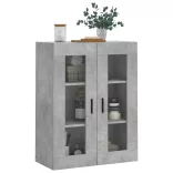 betonszürke fali szekrény 69,5x34x90 cm