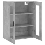 betonszürke fali szekrény 69,5x34x90 cm