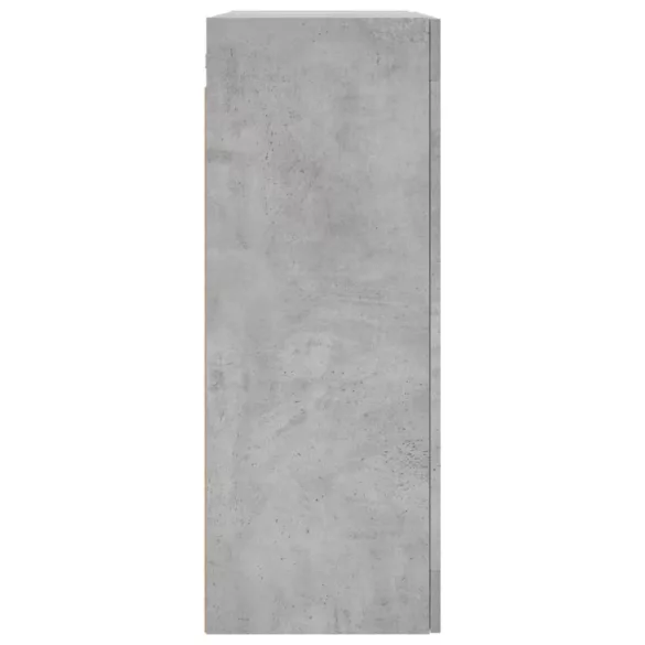 betonszürke fali szekrény 69,5x34x90 cm
