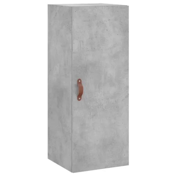 betonszürke fali szekrény 34,5 x 34 x 90 cm