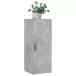 betonszürke fali szekrény 34,5 x 34 x 90 cm