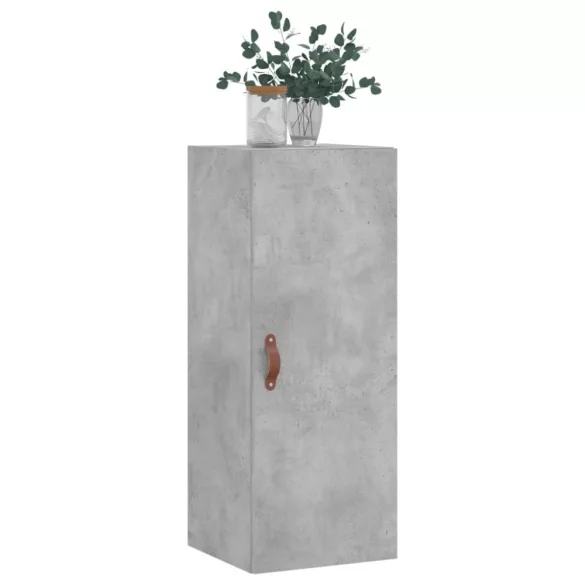 betonszürke fali szekrény 34,5 x 34 x 90 cm