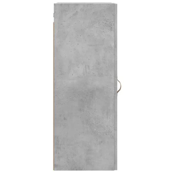 betonszürke fali szekrény 34,5 x 34 x 90 cm