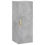 betonszürke fali szekrény 34,5 x 34 x 90 cm