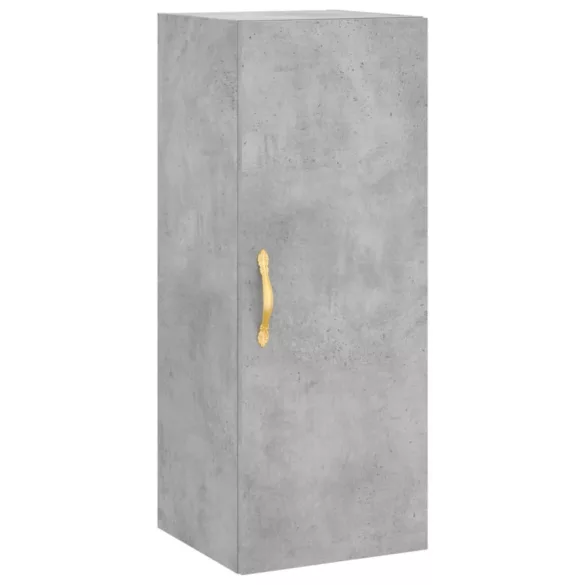 betonszürke fali szekrény 34,5 x 34 x 90 cm