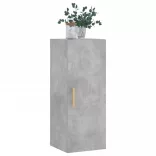 betonszürke fali szekrény 34,5 x 34 x 90 cm