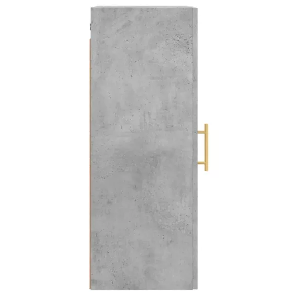 betonszürke fali szekrény 34,5 x 34 x 90 cm