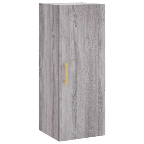 szürke sonoma színű fali szekrény 34,5 x 34 x 90 cm