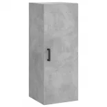 betonszürke fali szekrény 34,5 x 34 x 90 cm