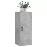 betonszürke fali szekrény 34,5 x 34 x 90 cm