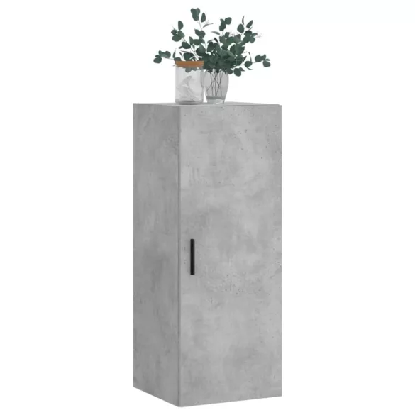betonszürke fali szekrény 34,5 x 34 x 90 cm