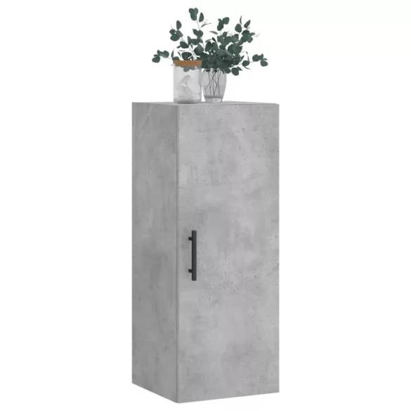betonszürke fali szekrény 34,5 x 34 x 90 cm