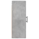 betonszürke fali szekrény 34,5 x 34 x 90 cm