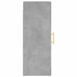 betonszürke fali szekrény 34,5 x 34 x 90 cm