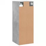 betonszürke fali szekrény 34,5 x 34 x 90 cm