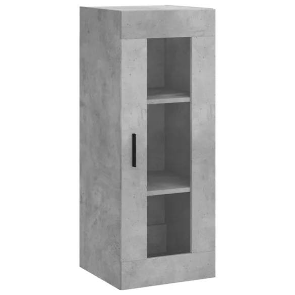 betonszürke fali szekrény 34,5 x 34 x 90 cm