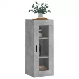 betonszürke fali szekrény 34,5 x 34 x 90 cm