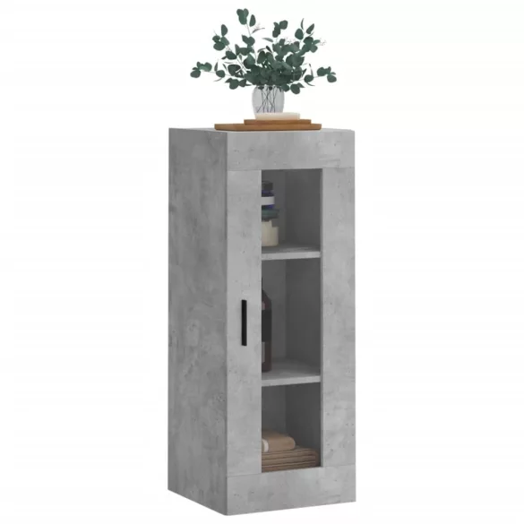 betonszürke fali szekrény 34,5 x 34 x 90 cm
