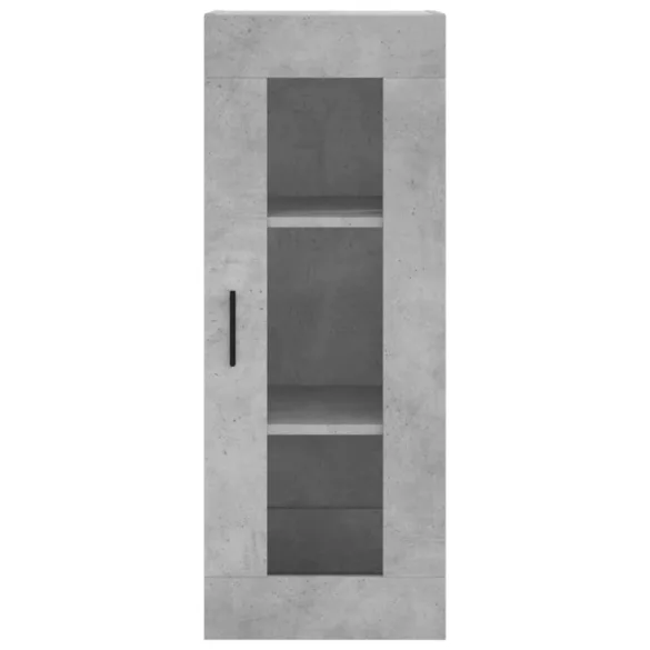 betonszürke fali szekrény 34,5 x 34 x 90 cm
