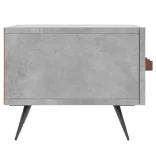betonszürke szerelt fa TV-szekrény 150 x 36 x 50 cm
