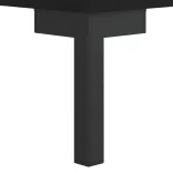 fekete szerelt fa TV-szekrény 150 x 36 x 50 cm