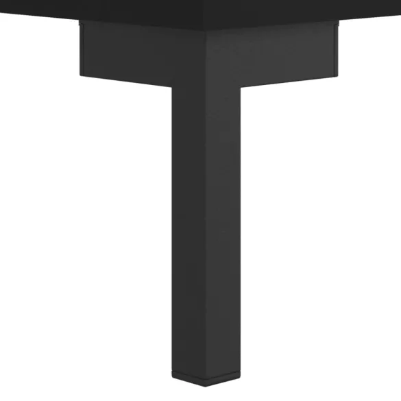 fekete szerelt fa TV-szekrény 150 x 36 x 50 cm