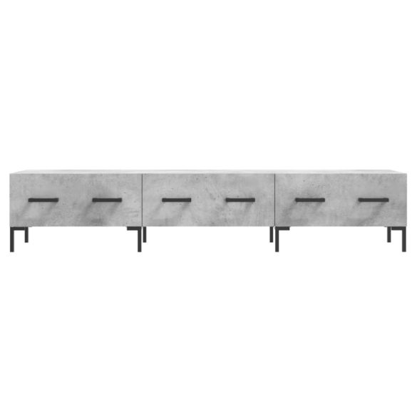 betonszürke szerelt fa TV-szekrény 150 x 36 x 50 cm