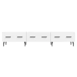 fehér szerelt fa TV-szekrény 150 x 35 x 55 cm