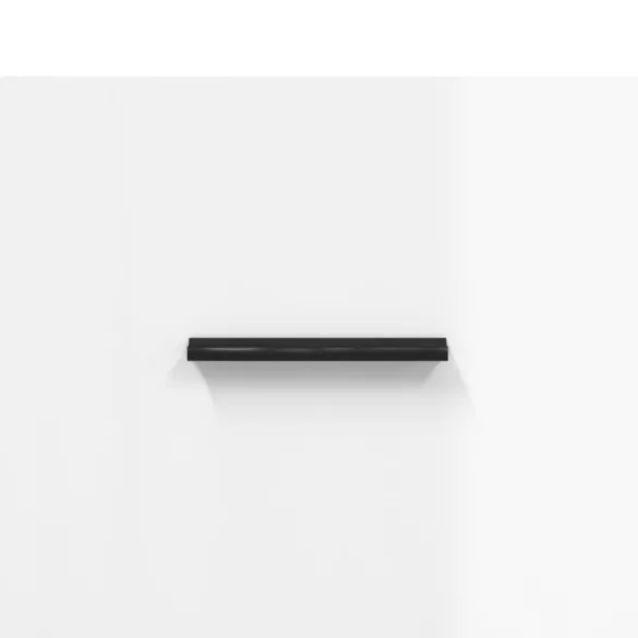 fehér magasfényű szerelt fa TV-szekrény 150x36x30 cm