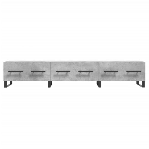 betonszürke szerelt fa TV-szekrény 150 x 36 x 50 cm
