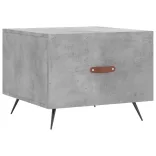2 db betonszürke szerelt fa dohányzóasztal 50 x 50 x 40 cm
