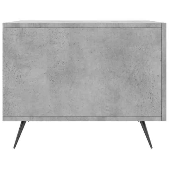 2 db betonszürke szerelt fa dohányzóasztal 50 x 50 x 40 cm