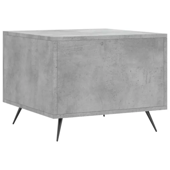 2 db betonszürke szerelt fa dohányzóasztal 50 x 50 x 40 cm