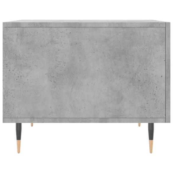 2 db betonszürke szerelt fa dohányzóasztal 50 x 50 x 40 cm