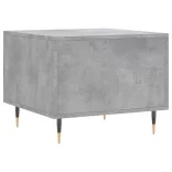 2 db betonszürke szerelt fa dohányzóasztal 50 x 50 x 40 cm