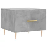 2 db betonszürke szerelt fa dohányzóasztal 50 x 50 x 40 cm