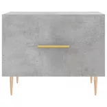 2 db betonszürke szerelt fa dohányzóasztal 50 x 50 x 40 cm