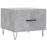 2 db betonszürke szerelt fa dohányzóasztal 50 x 50 x 40 cm