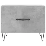 2 db betonszürke szerelt fa dohányzóasztal 50 x 50 x 40 cm