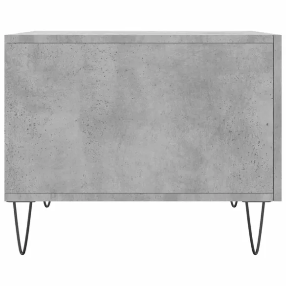 2 db betonszürke szerelt fa dohányzóasztal 50 x 50 x 40 cm