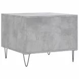 2 db betonszürke szerelt fa dohányzóasztal 50 x 50 x 40 cm