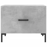 2 db betonszürke szerelt fa dohányzóasztal 50 x 50 x 40 cm