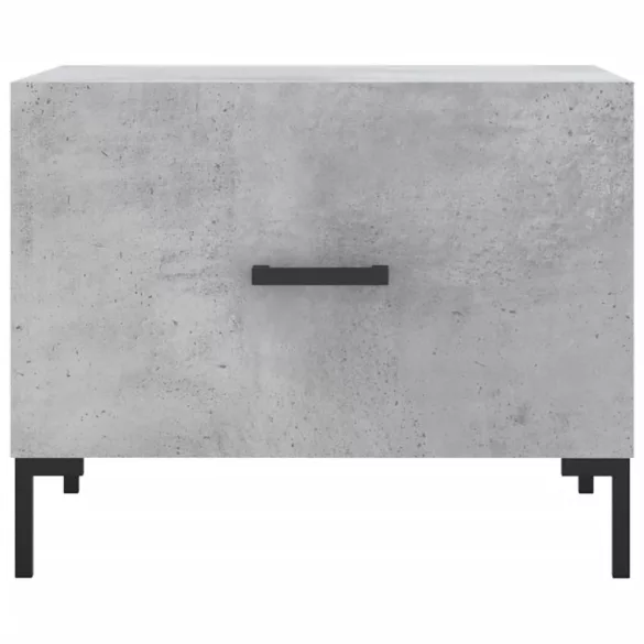 2 db betonszürke szerelt fa dohányzóasztal 50 x 50 x 40 cm