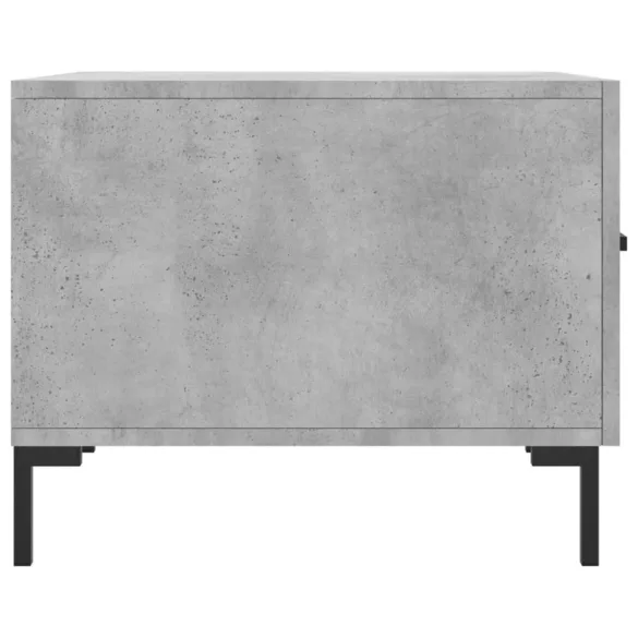 2 db betonszürke szerelt fa dohányzóasztal 50 x 50 x 40 cm