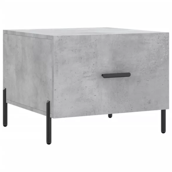 2 db betonszürke szerelt fa dohányzóasztal 50 x 50 x 40 cm