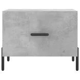 2 db betonszürke szerelt fa dohányzóasztal 50 x 50 x 40 cm
