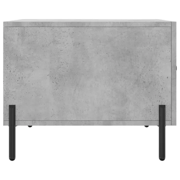 2 db betonszürke szerelt fa dohányzóasztal 50 x 50 x 40 cm